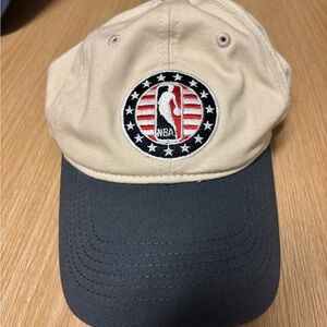 NBA Beige and Gray Cap